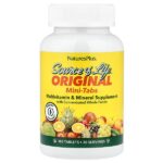 Source of Life®, оригинальные мини-таблетки, добавка с мультивитаминами, минералами и концентрированными цельными продуктами, 180 таблеток — NaturesPlus