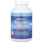 KalmAssure®, бисглицинат магния, 180 капсул (70 мг в 1 капсуле) — NaturesPlus