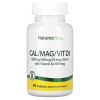 Cal / Mag / Vit D3 с витамином K2`` 90 таблеток — NaturesPlus