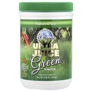 Organic Ultra Juice Green® в порошке, 300 г (0,66 фунта) — NaturesPlus