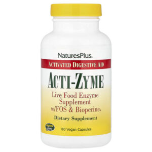 Acti-Zyme, 180 веганских капсул — NaturesPlus