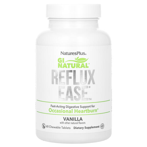nap44561_v_8.jpg Gi Natural, Reflux Ease, ваниль, 60 жевательных таблеток — NaturesPlus