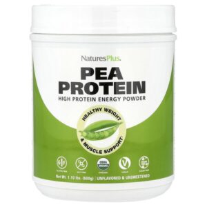 гороховый протеин, без добавок, 500 г (1,1 фунта) — NaturesPlus
