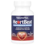 HeartBeat, поддержка сердечно-сосудистой системы, 90 таблеток в форме сердца — NaturesPlus