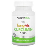 Pro Longvida Curcumin 1000, 1000 мг, 60 таблеток — NaturesPlus