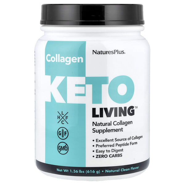 nap82020_v_25.jpg KetoLiving™, натуральный коллаген, 616 г (1,36 фунта) — NaturesPlus