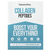 Пептиды коллагена, 20 пакетиков, 0,37 унции (10,5 г) каждый — NaturesPlus
