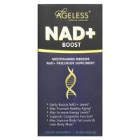 NAD + Boost, 30 растительных капсул — Ageless Foundation Laboratories