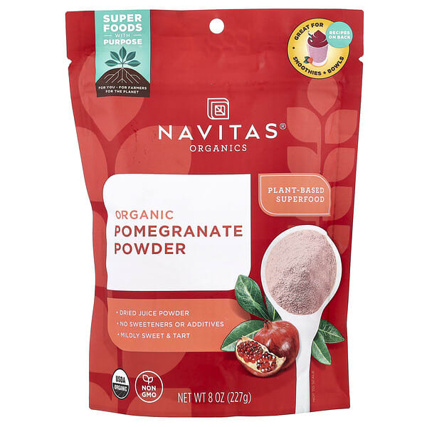 nav00024_v_17.jpg Органический гранатовый порошок, 227 г (8 унций) — Navitas Organics