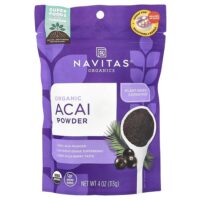 Органический порошок асаи, 113 г (4 унции) — Navitas Organics