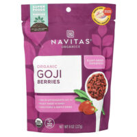 органические ягоды годжи, 227 г (8 унций) — Navitas Organics