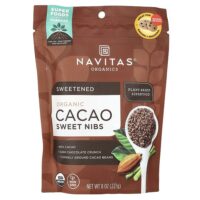 органические сладкие ядра какао-боба, 227 г (8 унций) — Navitas Organics