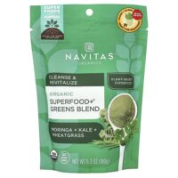 Органическая смесь зелени Superfood +®, 180 г (6,3 унции) — Navitas Organics