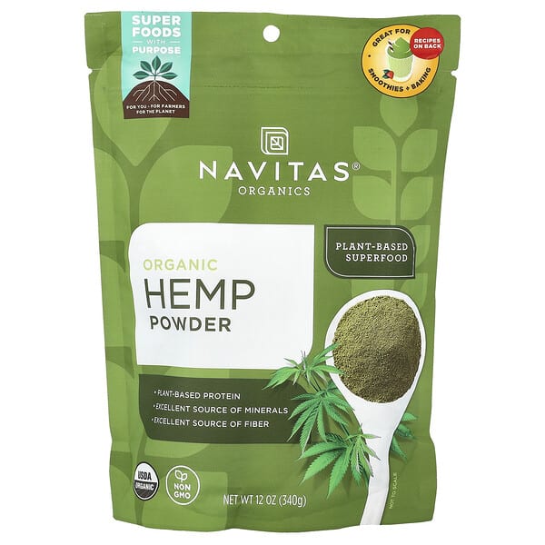 nav70042_v_12.jpg органический конопляный порошок, 340 г (12 унций) — Navitas Organics