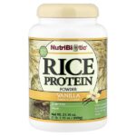необработанный рисовый протеин, ваниль, 600 г (1 фунт 5,16 унции) — NutriBiotic