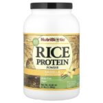 Необработанный рисовый протеин, ваниль, 1,36 кг (3 фунта) — NutriBiotic