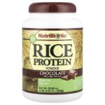 Порошок из рисового протеина, шоколад, 650 г (1 фунт 6,93 унции) — NutriBiotic