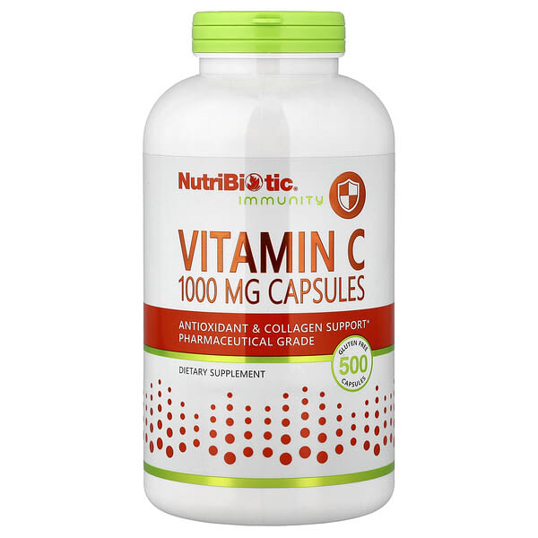 nbc00272_v_29.jpg Витамин C, 1000 мг, 500 капсул — NutriBiotic