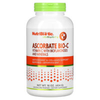 Immunity, аскорбат Bio-C, витамин C с биофлавоноидами и минералами, 454 г (16 унций) — NutriBiotic