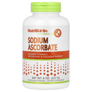Immunity, аскорбат натрия, кристаллический порошок, 227 г (8 унций) — NutriBiotic