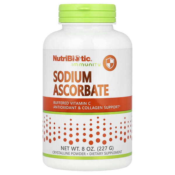 nbc00450_v_69.jpg Immunity, аскорбат натрия, кристаллический порошок, 227 г (8 унций) — NutriBiotic
