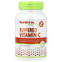 Immunity, буферизованный витамин C, 100 капсул без глютена — NutriBiotic