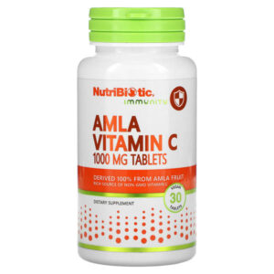 Immunity, витамин C амла, 1000 мг, 30 веганских таблеток — NutriBiotic