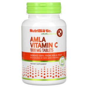 Immunity, витамин C амла, 1000 мг, 60 веганских таблеток — NutriBiotic