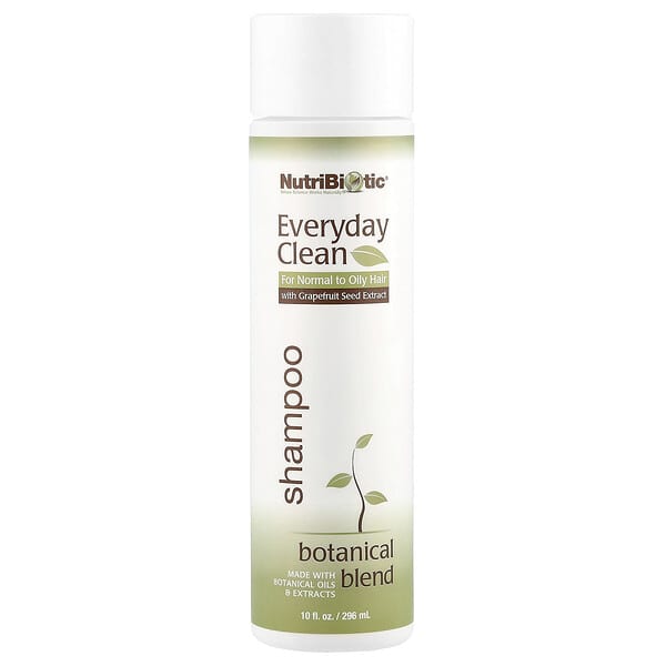 nbc00900_v_32.jpg Everyday Clean Shampoo, растительная смесь с экстрактами косточек грейпфрута, 296 мл (10 жидк. Унций) — NutriBiotic