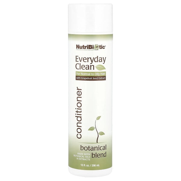 nbc00903_v_32.jpg Everyday Clean, кондиционер, смесь растительных ингредиентов, 296 мл (10 жидк. унций) — NutriBiotic