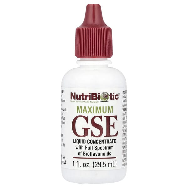 nbc00995_v_38.jpg Maximum GSE, жидкий концентрат, 29,5 мл (1 жидк. унция) — NutriBiotic