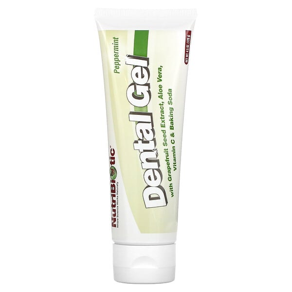 nbc01030_v_33.jpg Гель для зубов, Перечная мята, 4,5 унции (128 г) — NutriBiotic