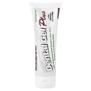Dental Gel Plus, гель для зубов с отбеливающим эффектом, грушанка, 128 г (4,5 унции) — NutriBiotic