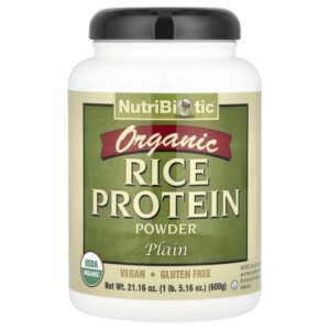 Сырой органический рисовый белок, 600 г — NutriBiotic
