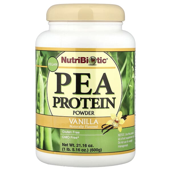 nbc03205_v_24.jpg Порошок из горохового протеина, ваниль, 600 г (21,16 унции) — NutriBiotic