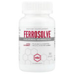 Ferrosolve®, высокая эффективность, 30 капсул — NBI