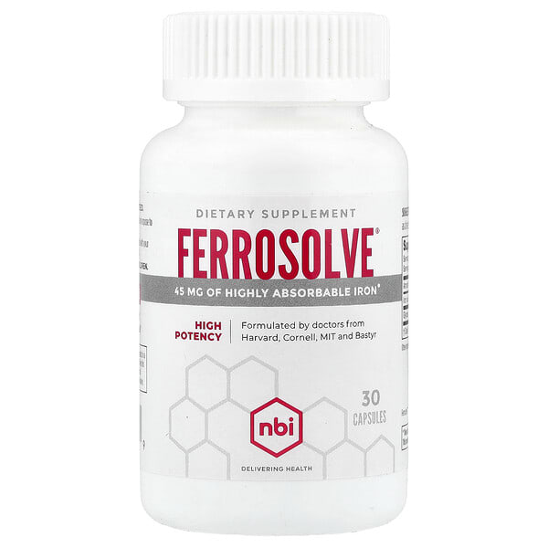 nbe85562_v_8.jpg Ferrosolve®, высокая эффективность, 30 капсул — NBI
