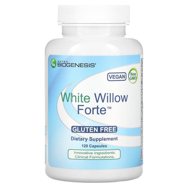 nbg10232_v_18.jpg White Willow Forte, белая ива, 120 капсул — Nutra BioGenesis