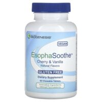 EsophaSoothe, вишня и ваниль, 60 жевательных таблеток — Nutra BioGenesis