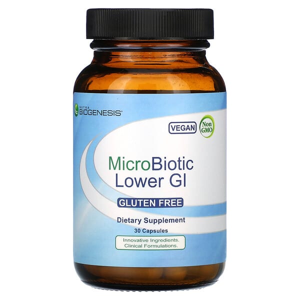 nbg84172_v_8.jpg MicroBiotic для снижения уровня желудочно-кишечного тракта, 30 капсул — Nutra BioGenesis