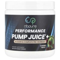 Performance Pump Juice+®, со вкусом вишни, 300 г (10,6 унции) — NB Pure