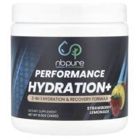 Performance Hydration+, клубничный лимонад, 240 г (8,5 унции) — NB Pure