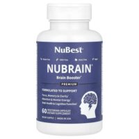 Nubrain, добавка для мозга, 60 вегетарианских капсул — NuBest
