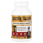 Doctor Taller™, для детей в возрасте 2–9 лет, со вкусом винограда, 60 жевательных таблеток — NuBest