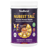 NuBest Tall®, протеиновый порошок для роста, для детей от 3 лет, шоколад, 340 г (12 унций) — NuBest