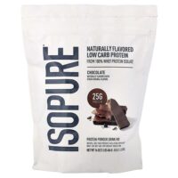 низкоуглеводный протеин, шоколадный вкус, 454 г (1 фунт) — Isopure