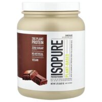 Растительный протеиновый порошок, шоколад, 621 г (1,37 фунта) — Isopure