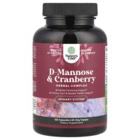 D-манноза и клюква, 120 капсул — Nature's Craft