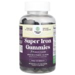 Super Iron Gummies, с виноградом, 90 жевательных таблеток — Nature's Craft