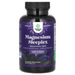 магний Sleeplex, без мелатонина, 90 капсул — Nature's Craft
